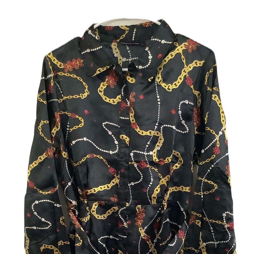 Large Bob Mackie Button-Down Dress